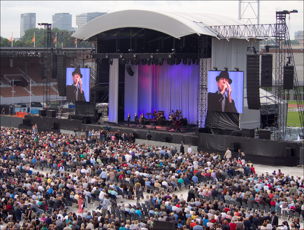 Leonard Cohen, Olympisch Stadion Amsterdam, 21 augustus 2012