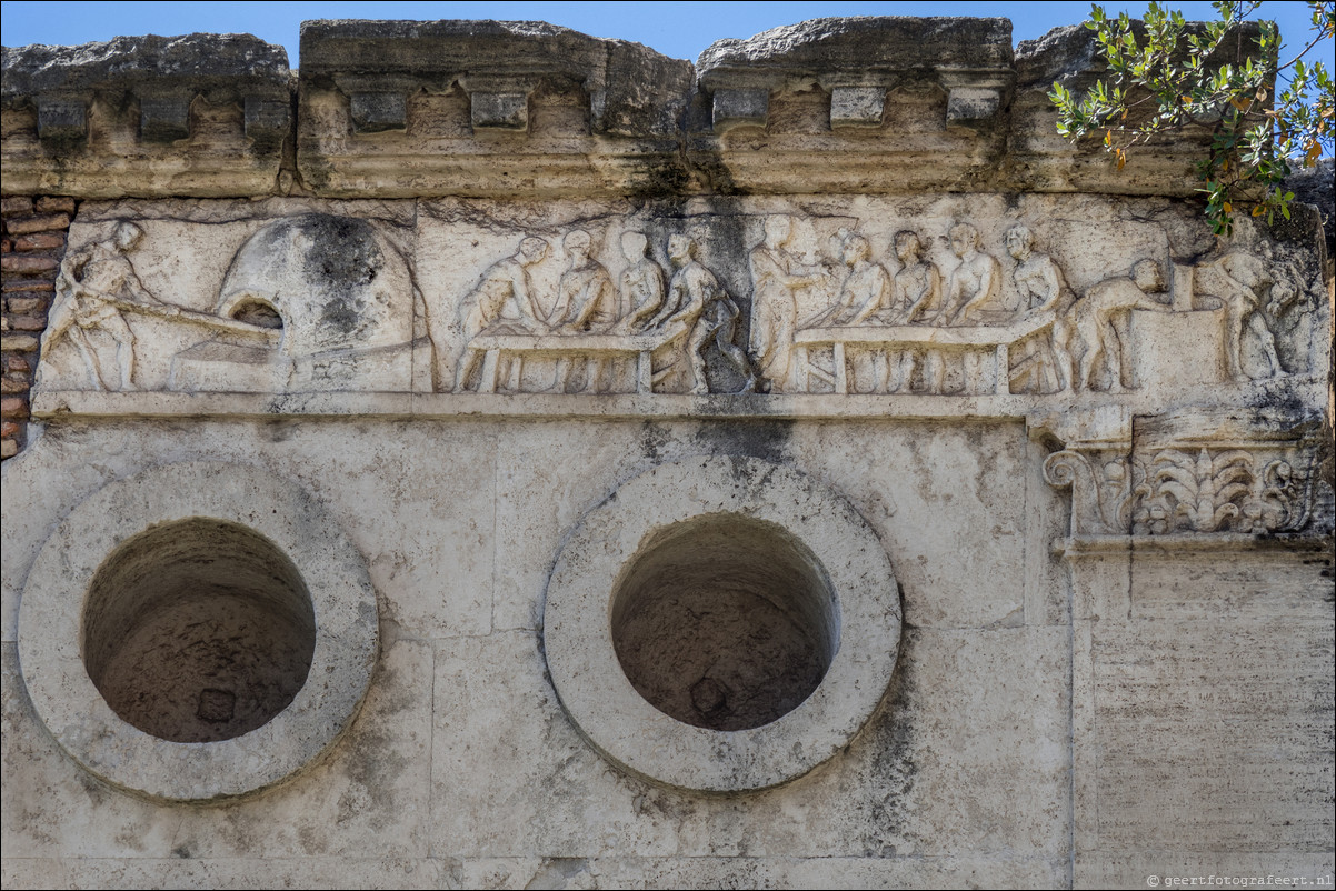Rome Porta Maggiore: De Tombe van de bakker