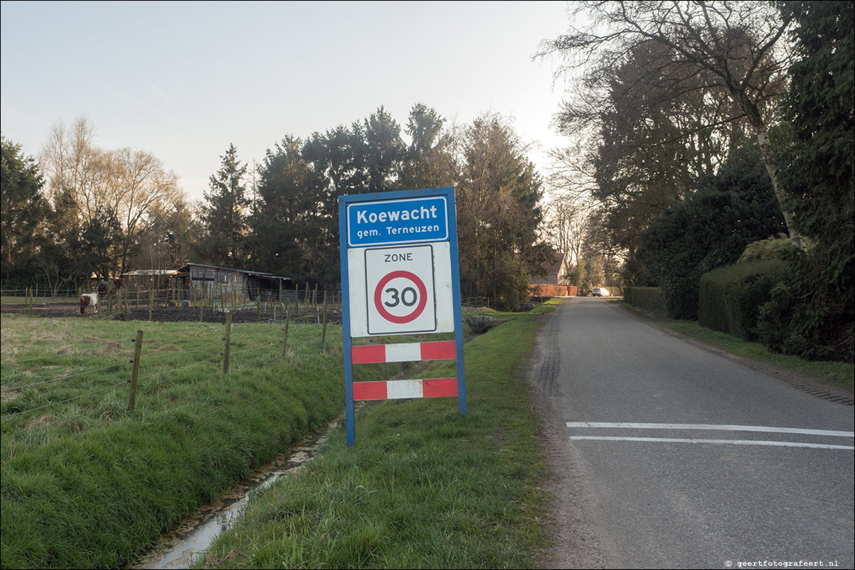 Grenspad: Nieuw Namen - Koewacht, Zeeland, Zweeuws Vlaanderen