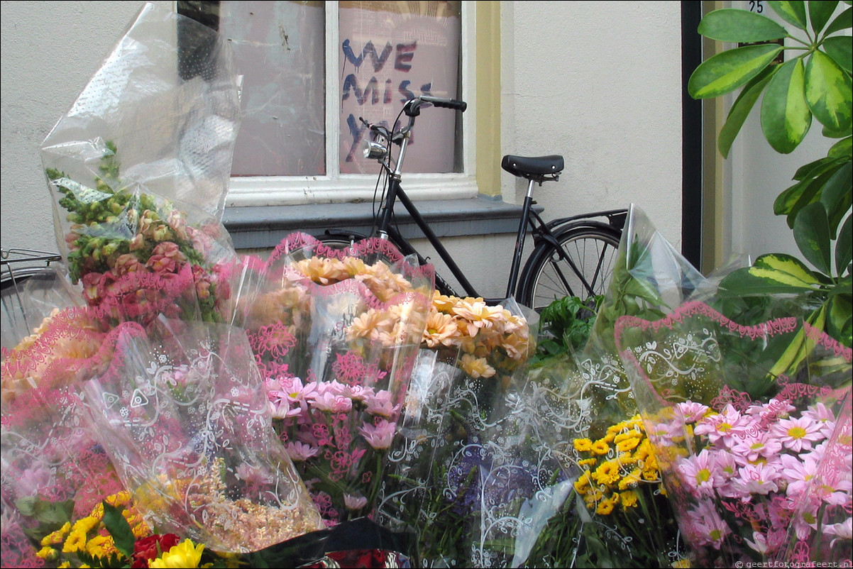 leiden straatfotografie bloemen