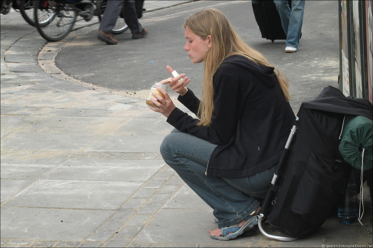 leiden straatfotografie pindakaas