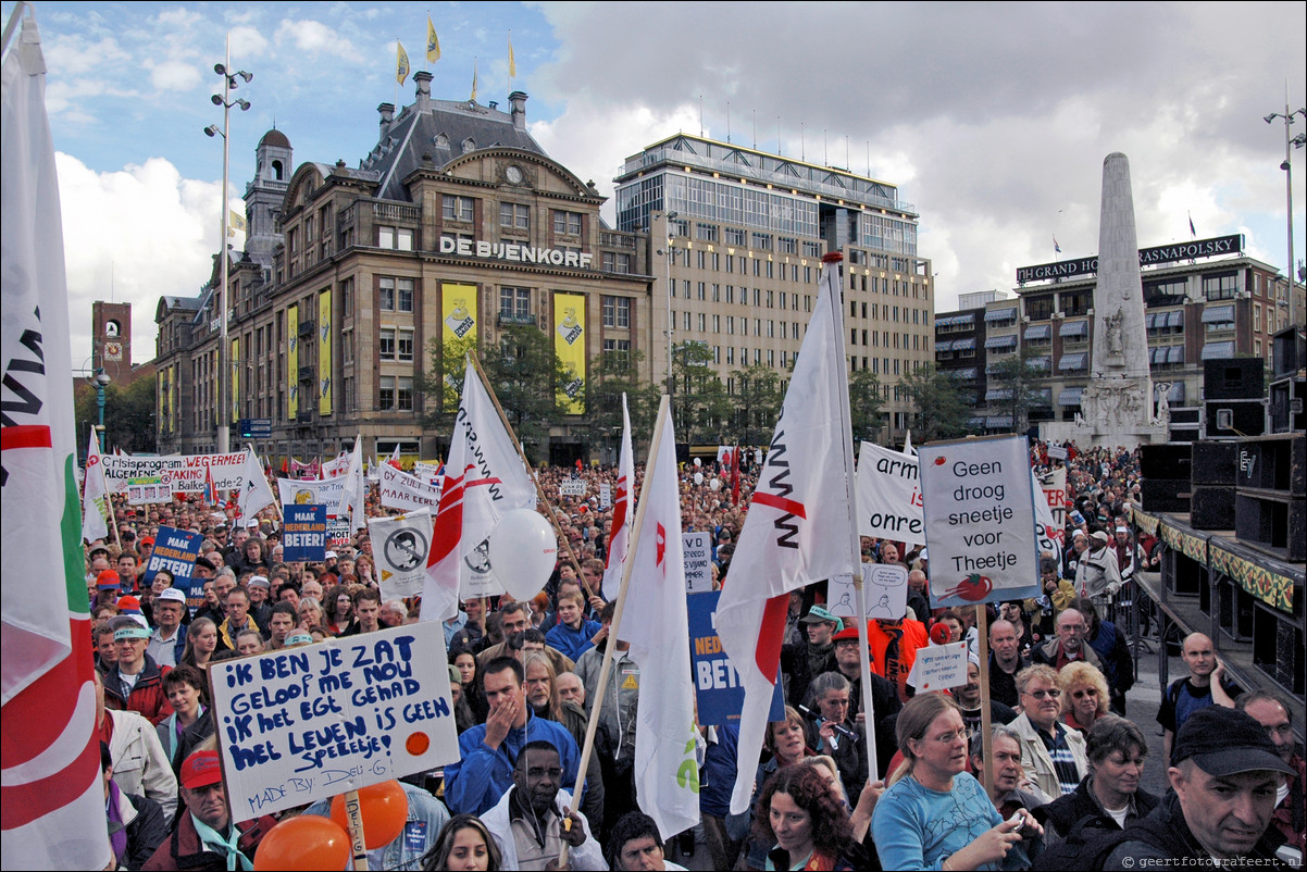 Amsterdam demonstratie Keer het tij