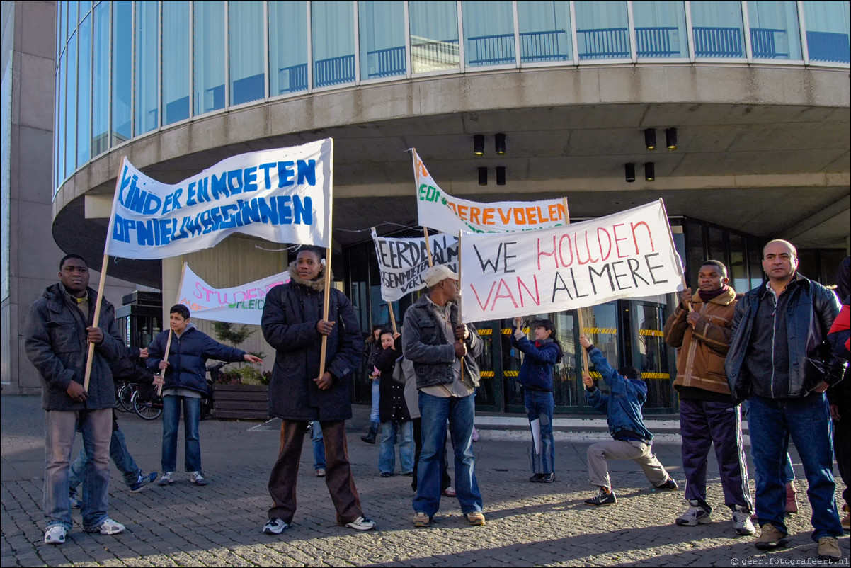 Protest asielzoekers