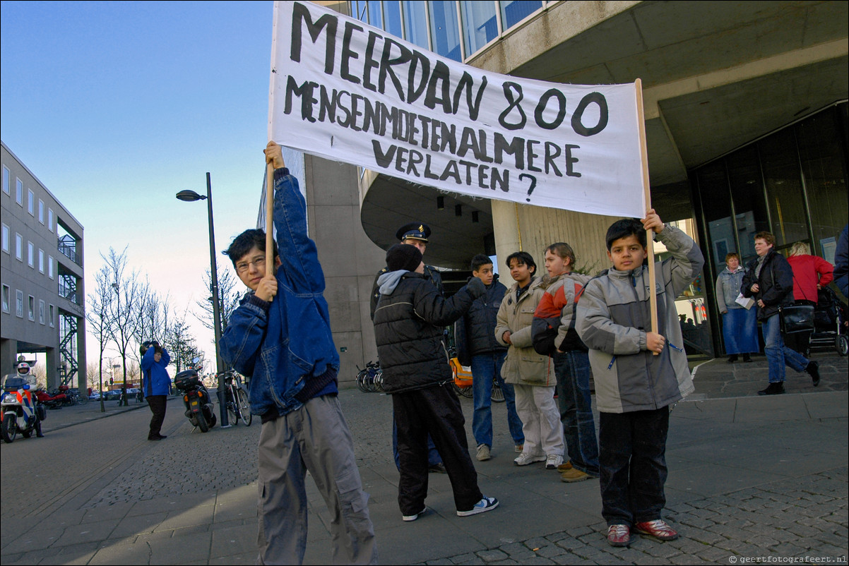 Protest asielzoekers