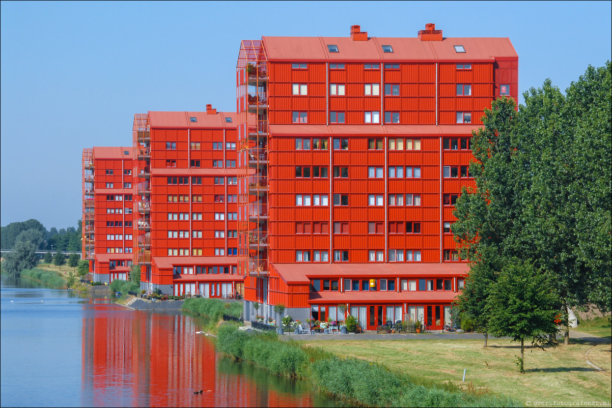 Almere Buiten Regenboogbuurt Rode Donders Pastelweg