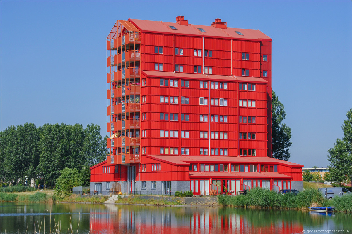 Almere Buiten Regenboogbuurt Rode Donders Pastelweg