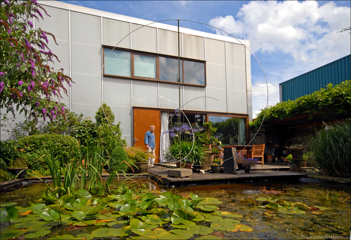 Almere Faunabuurt Giraffeweg: Molenbuurt Verfmolenstraat atelier-woonhuis Jos Akkerman