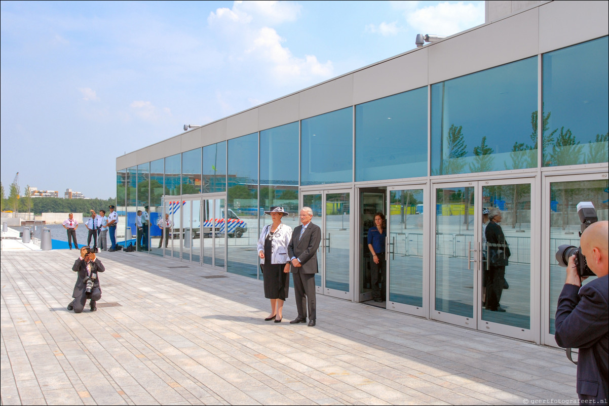 Opening Kunstlinie Almere door Koningin Beatrix