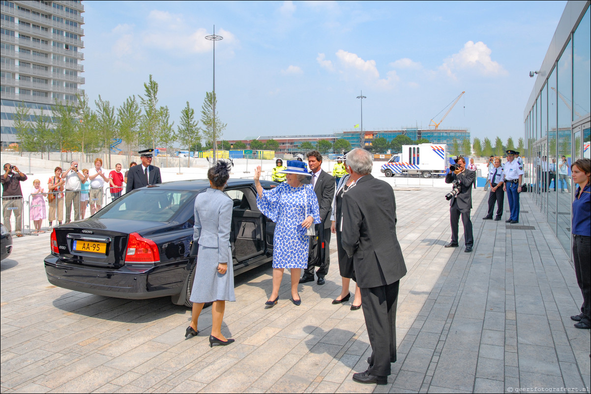 Opening Kunstlinie Almere door Koningin Beatrix