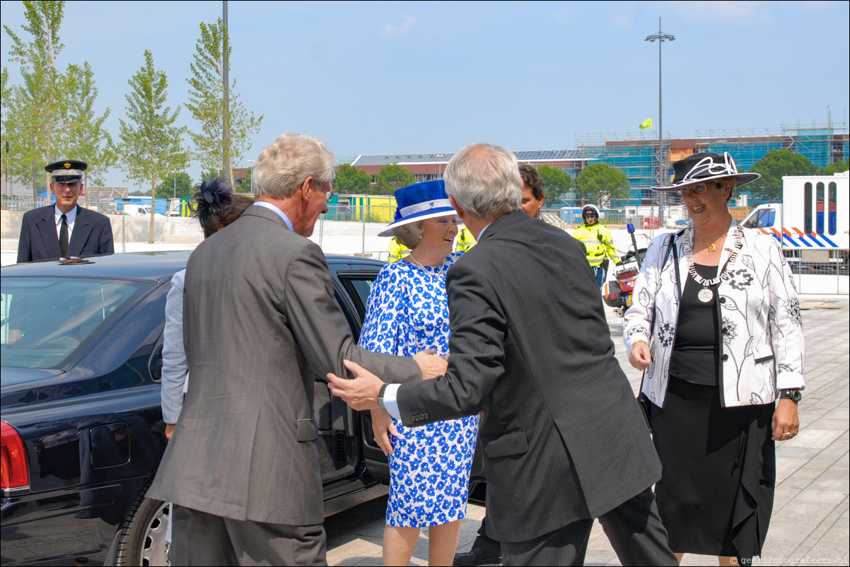 Opening Kunstlinie Almere door Koningin Beatrix