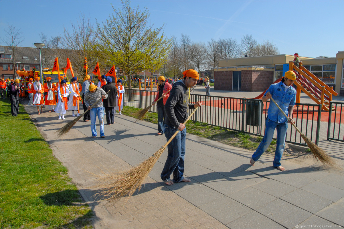 Sikh Nagar Kirtan processie Almere Haven