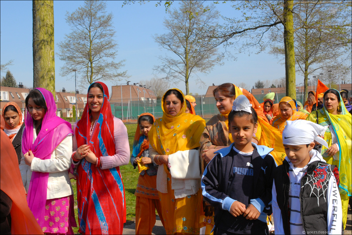 Sikh Nagar Kirtan processie Almere Haven