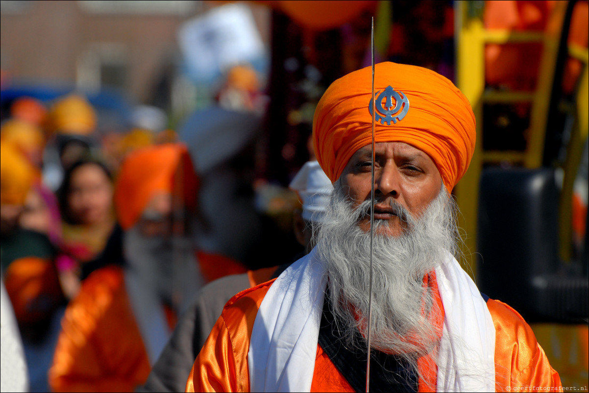 Sikh Nagar Kirtan processie Almere Haven