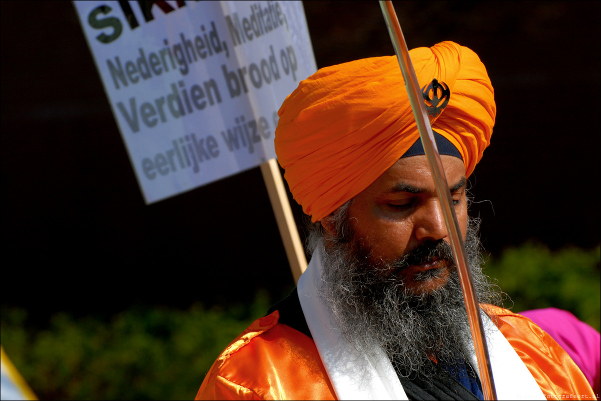 Sikh Nagar Kirtan processie Almere Haven