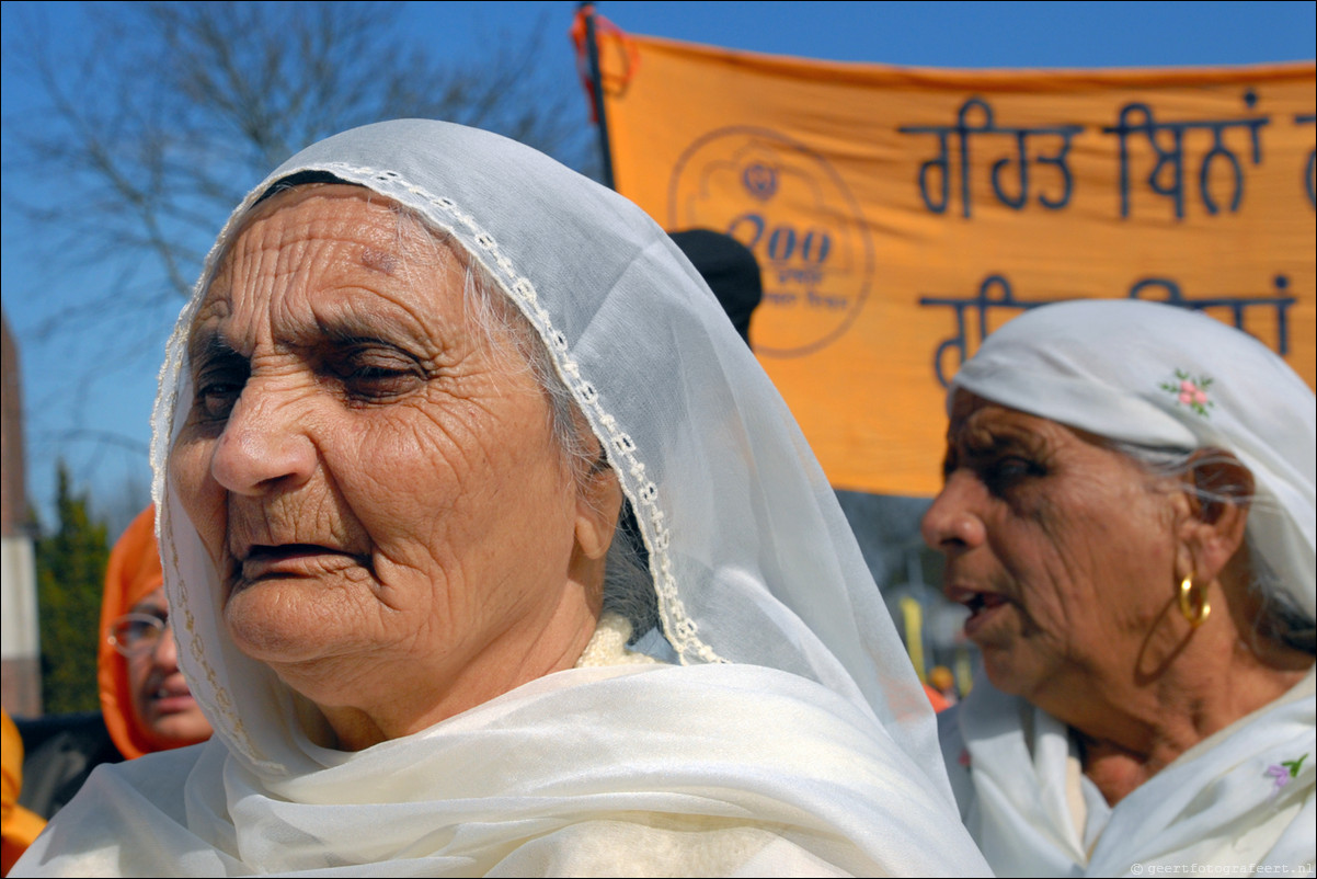 Sikh Nagar Kirtan processie Almere Haven