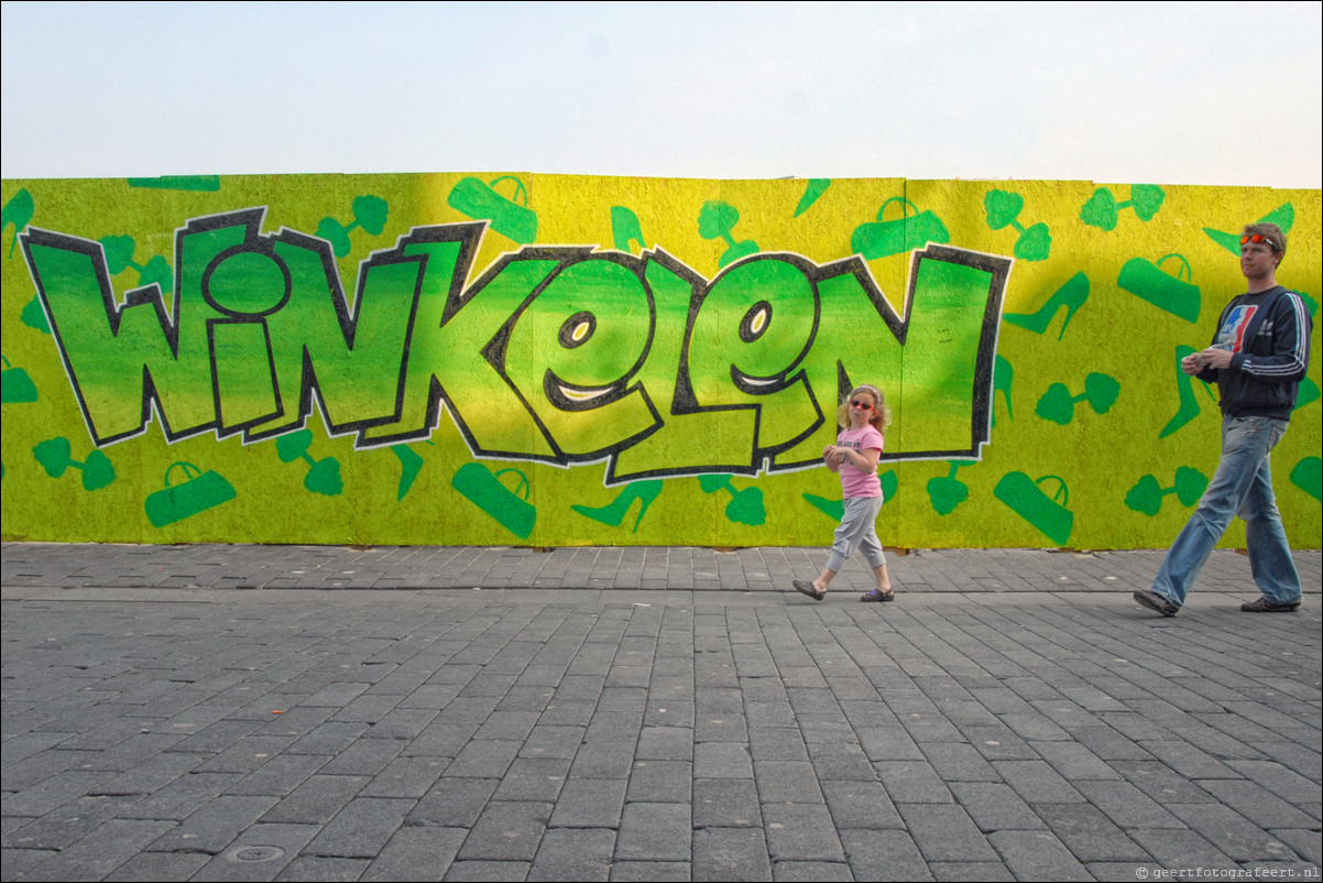 Almere straatfotografie Winkelen