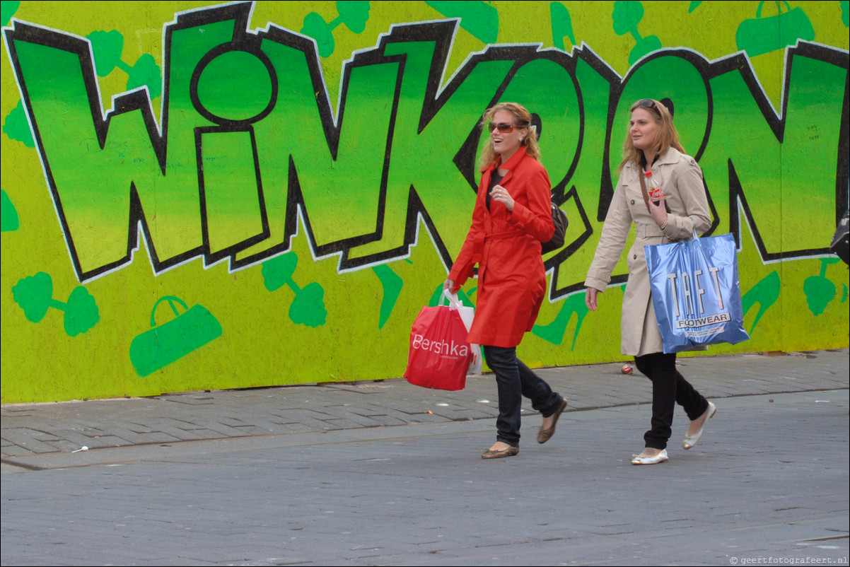 Almere straatfotografie Winkelen