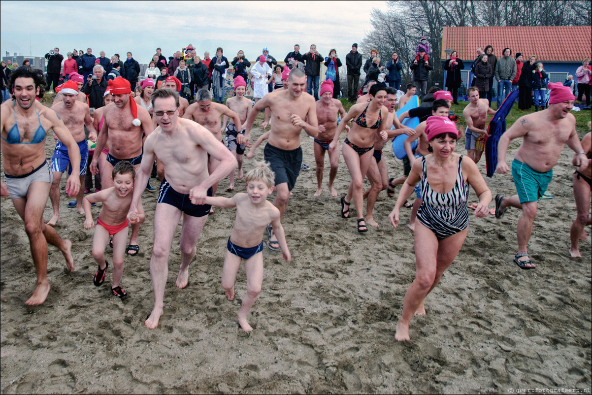 Nieuwjaarsduik Almere Haven