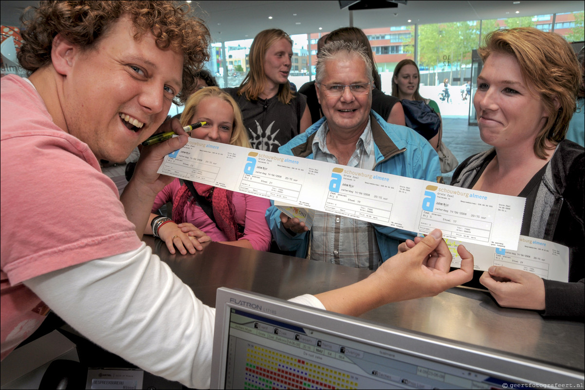 Kunstlinie: kaartverkoop Jochem Myjer