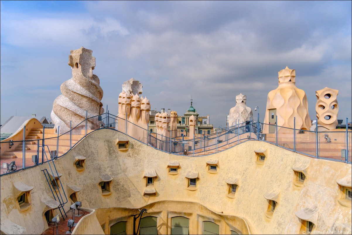 Barcelona Casa Mila Antoni Gaud 