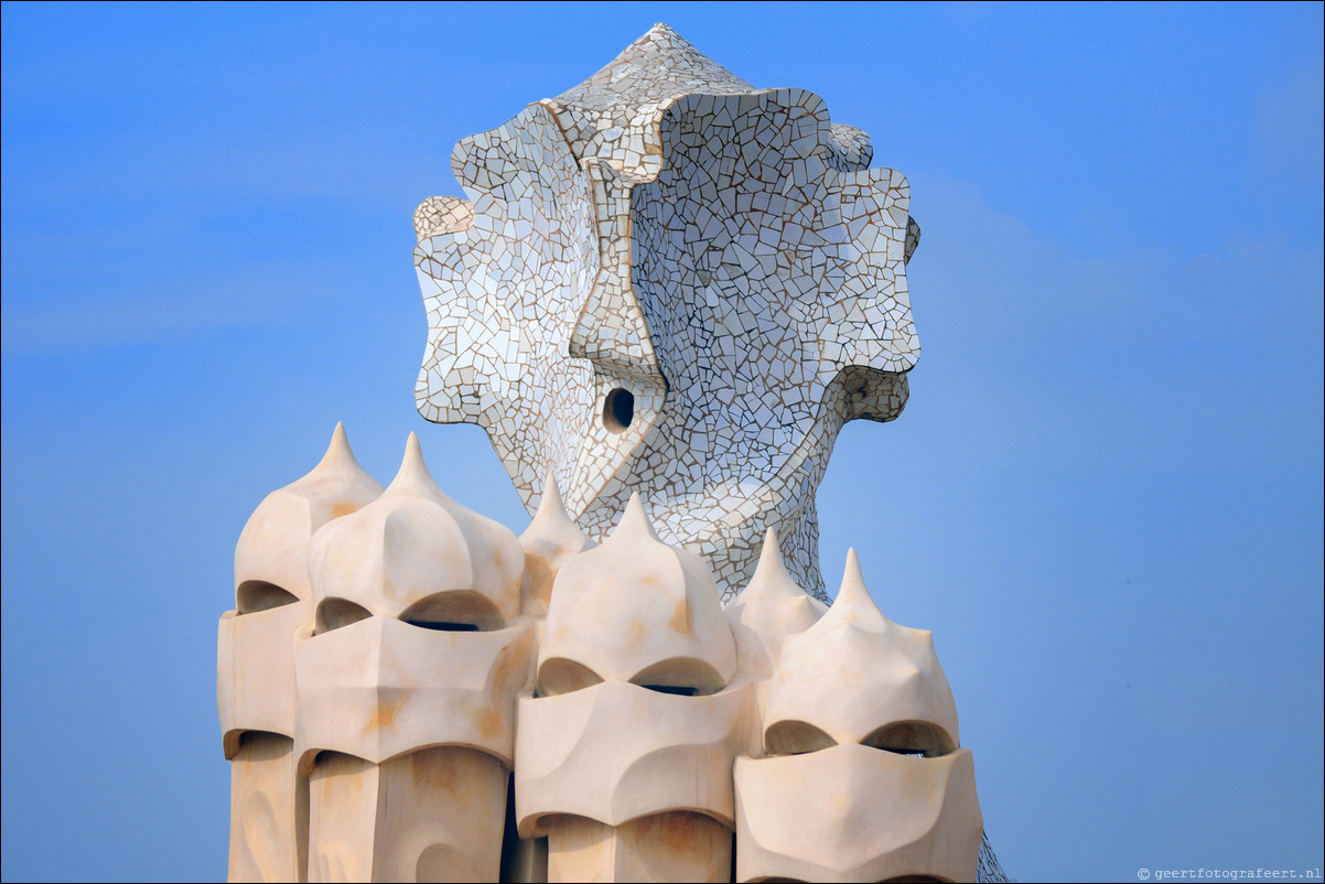 Barcelona Casa Mila Antoni Gaud 