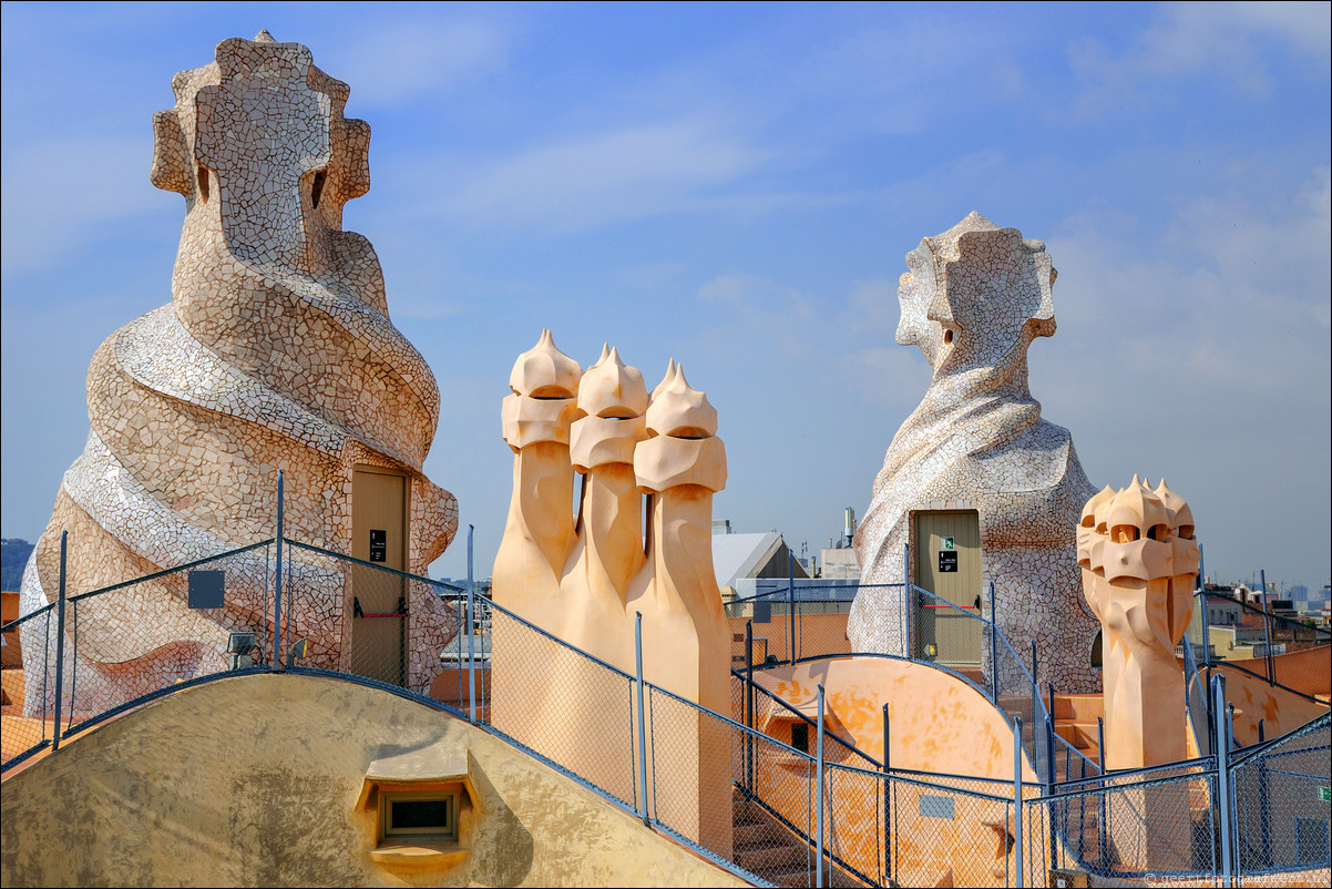 Barcelona Casa Mila Antoni Gaud 