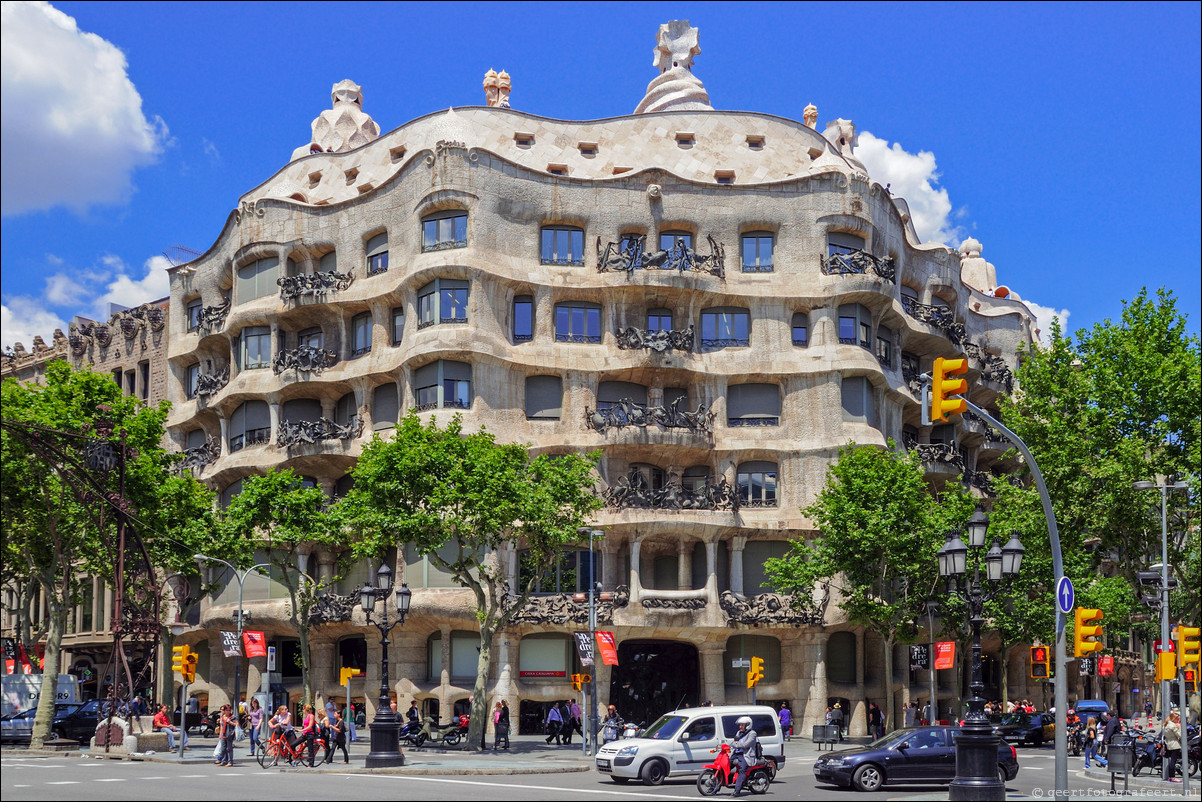 Barcelona Casa Mila Antoni Gaud 