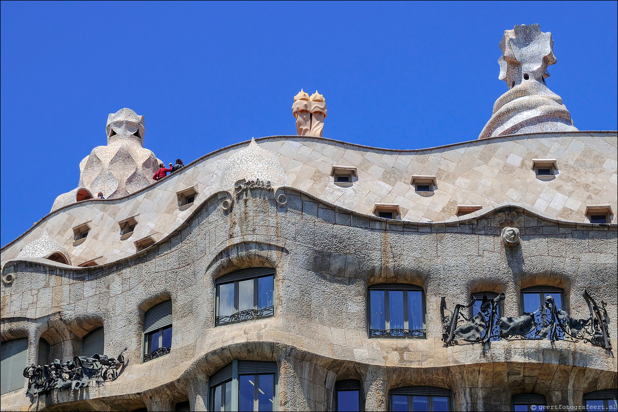 Barcelona Casa Mila Antoni Gaud 