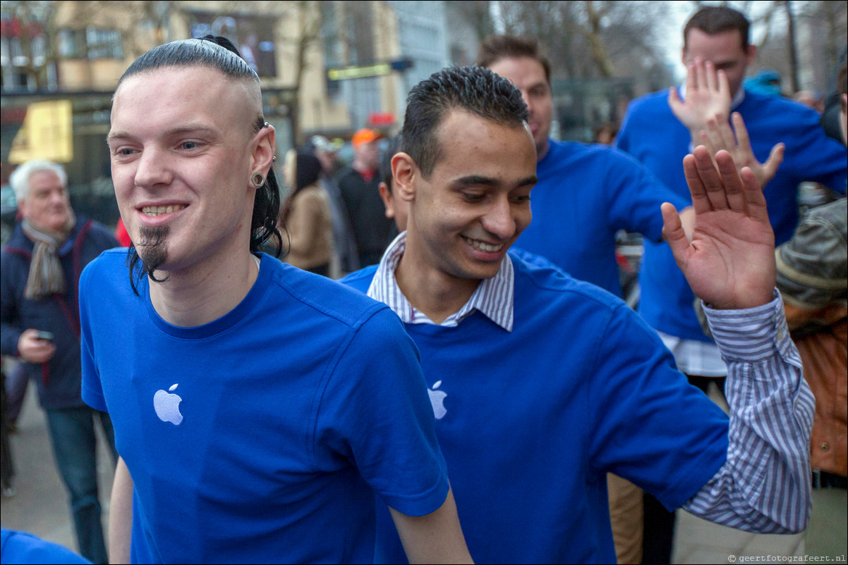 Opening Apple Store in Amsterdam