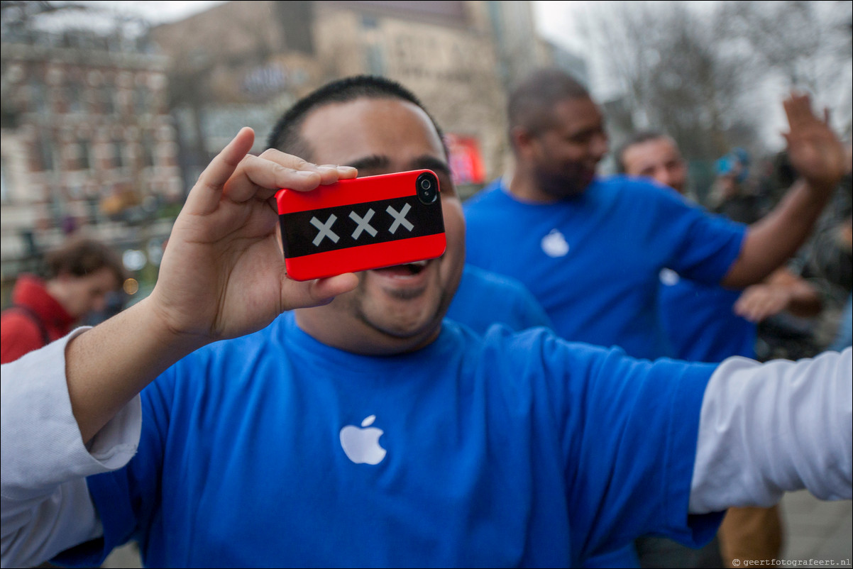 Opening Apple Store in Amsterdam