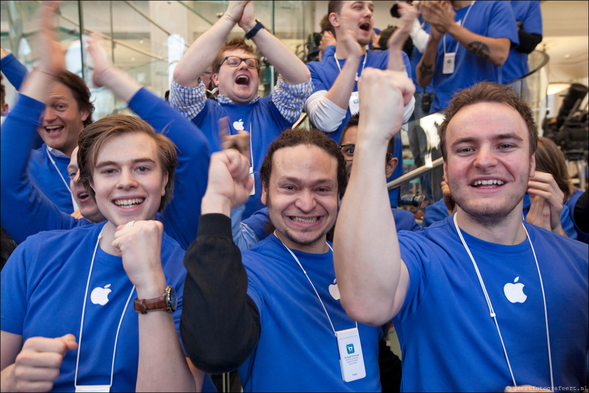 Opening Apple Store in Amsterdam