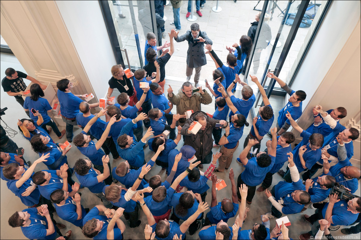 Opening Apple Store in Amsterdam