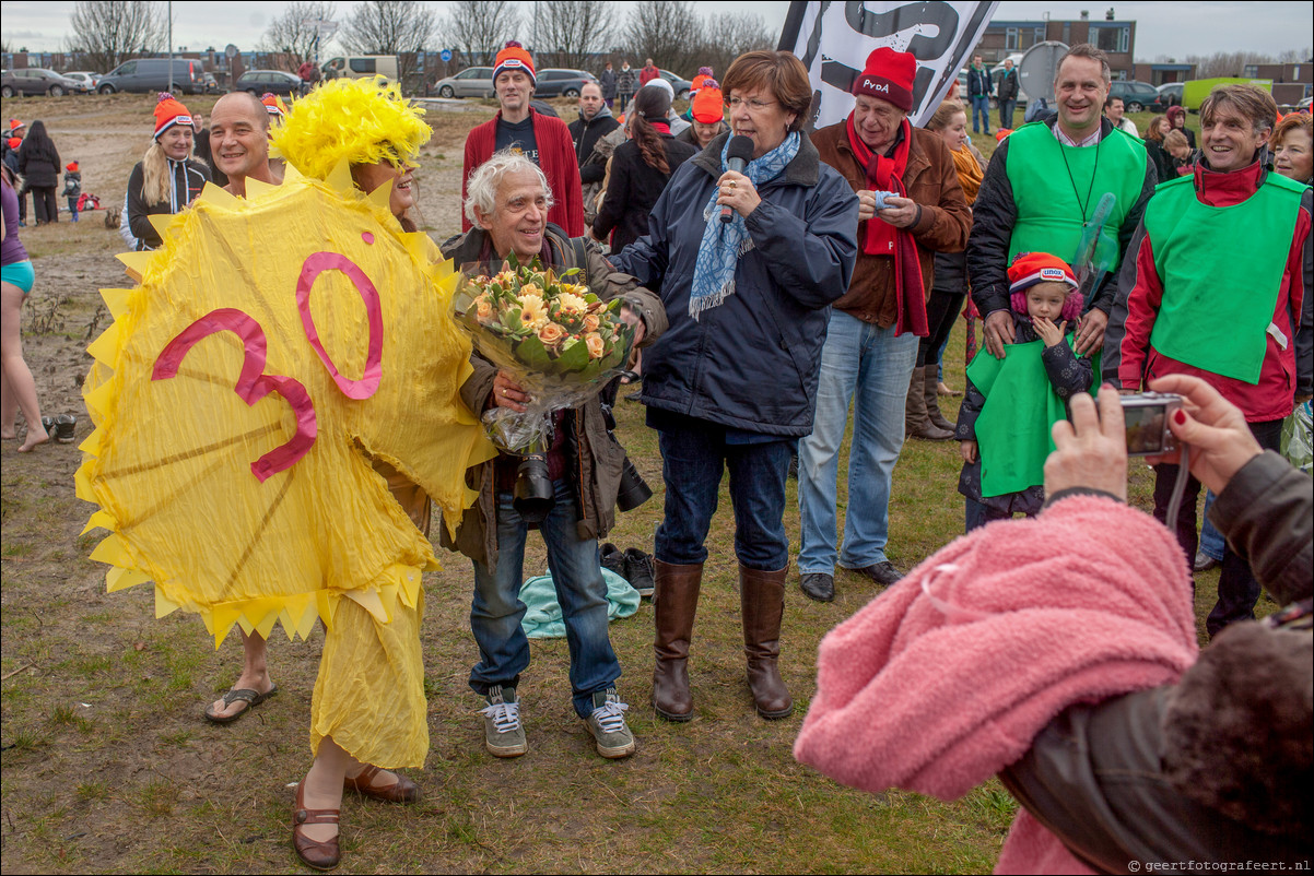 nieuwjaarsduik in Almere 2013