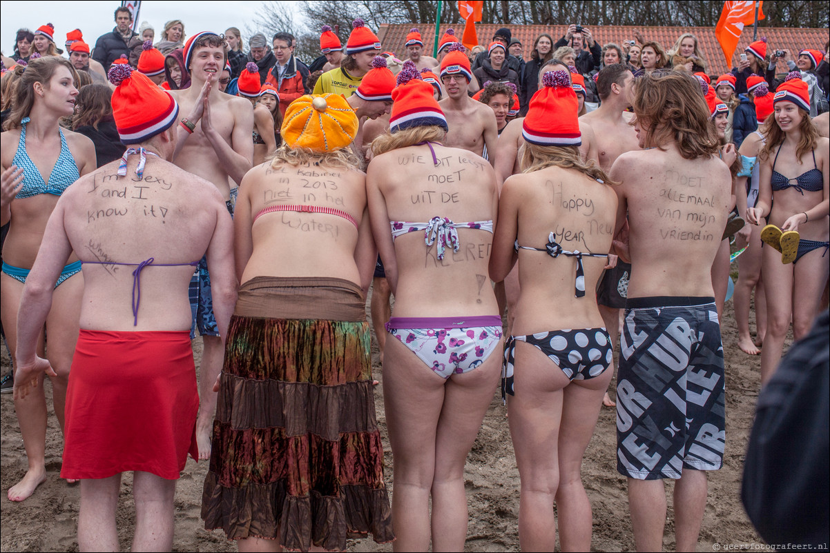 nieuwjaarsduik in Almere 2013