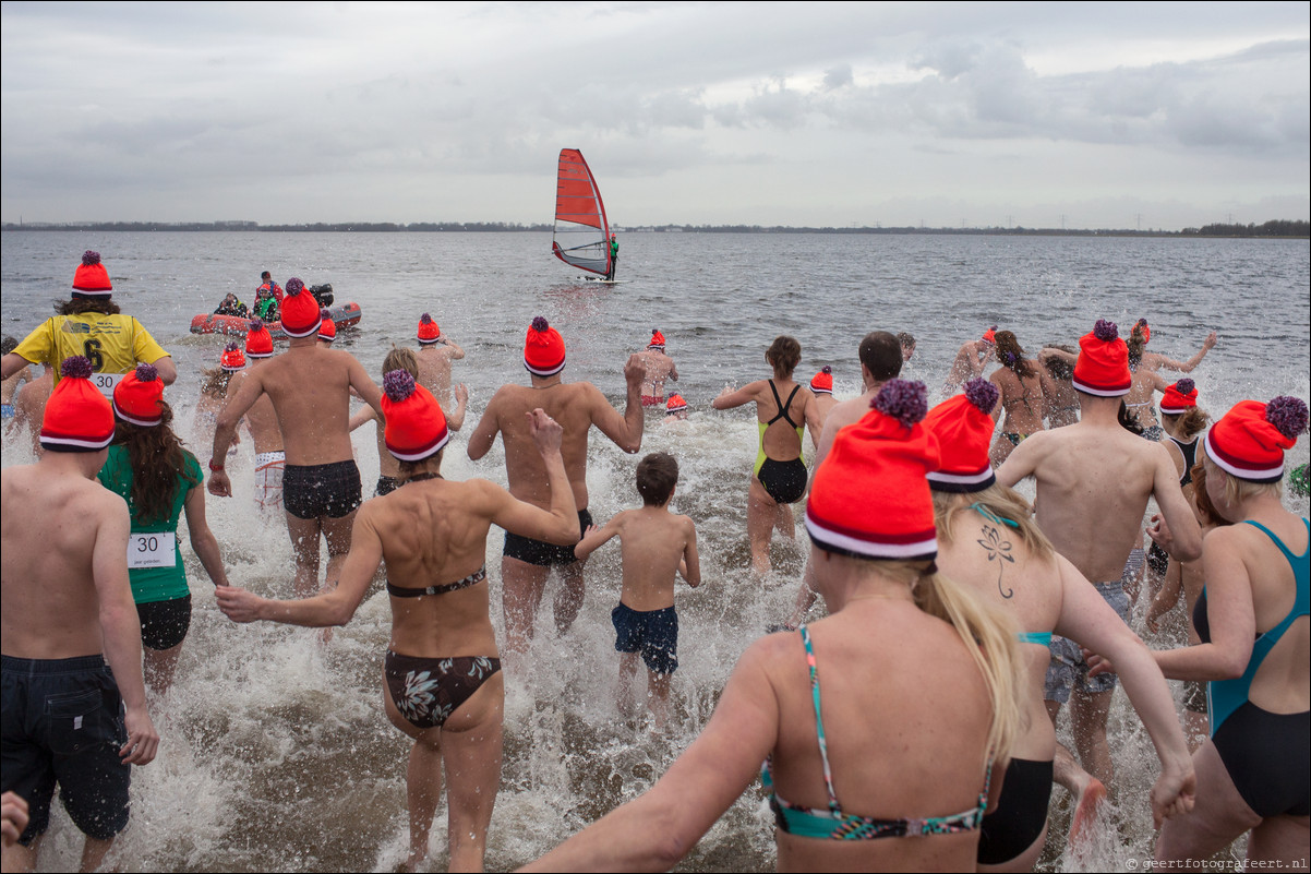 nieuwjaarsduik in Almere 2013