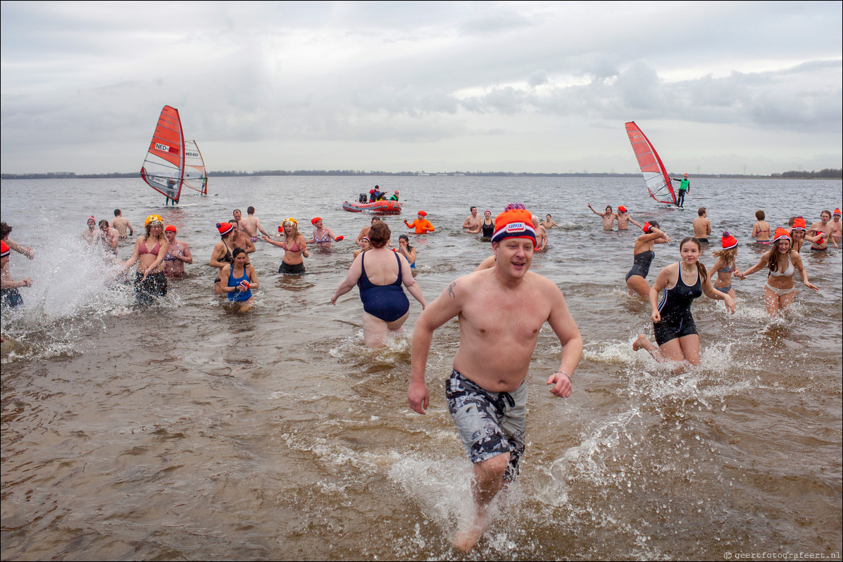 nieuwjaarsduik in Almere 2013