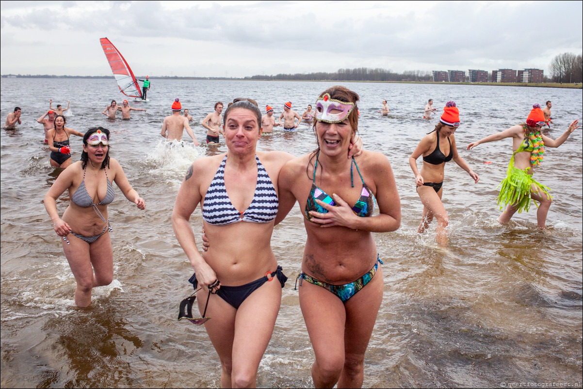 nieuwjaarsduik in Almere 2013