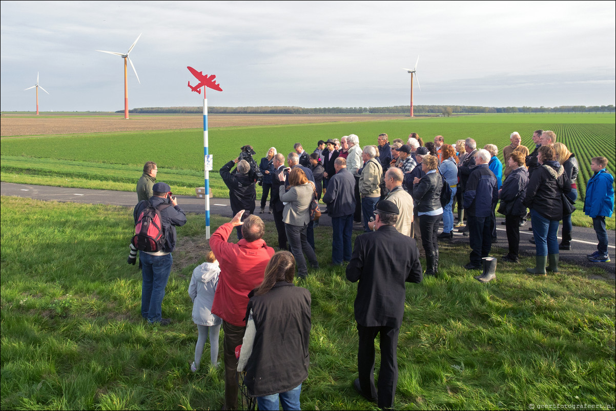 markering crashlocatie vluigtuig WO II