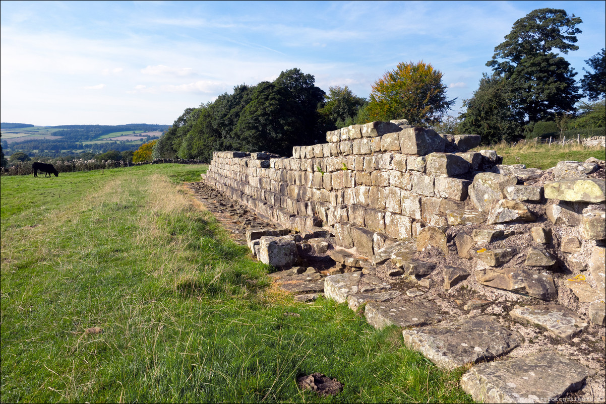 Hadrian Wall Walk -  Muur van Hadrianus Haddon-on-the-Wall - Chollerford