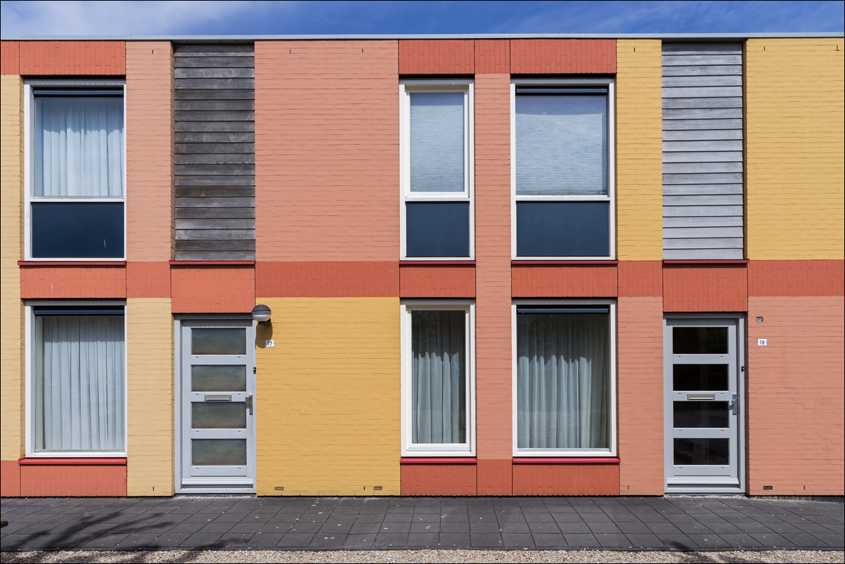 Almere Buiten Regenboogbuurt kleuren