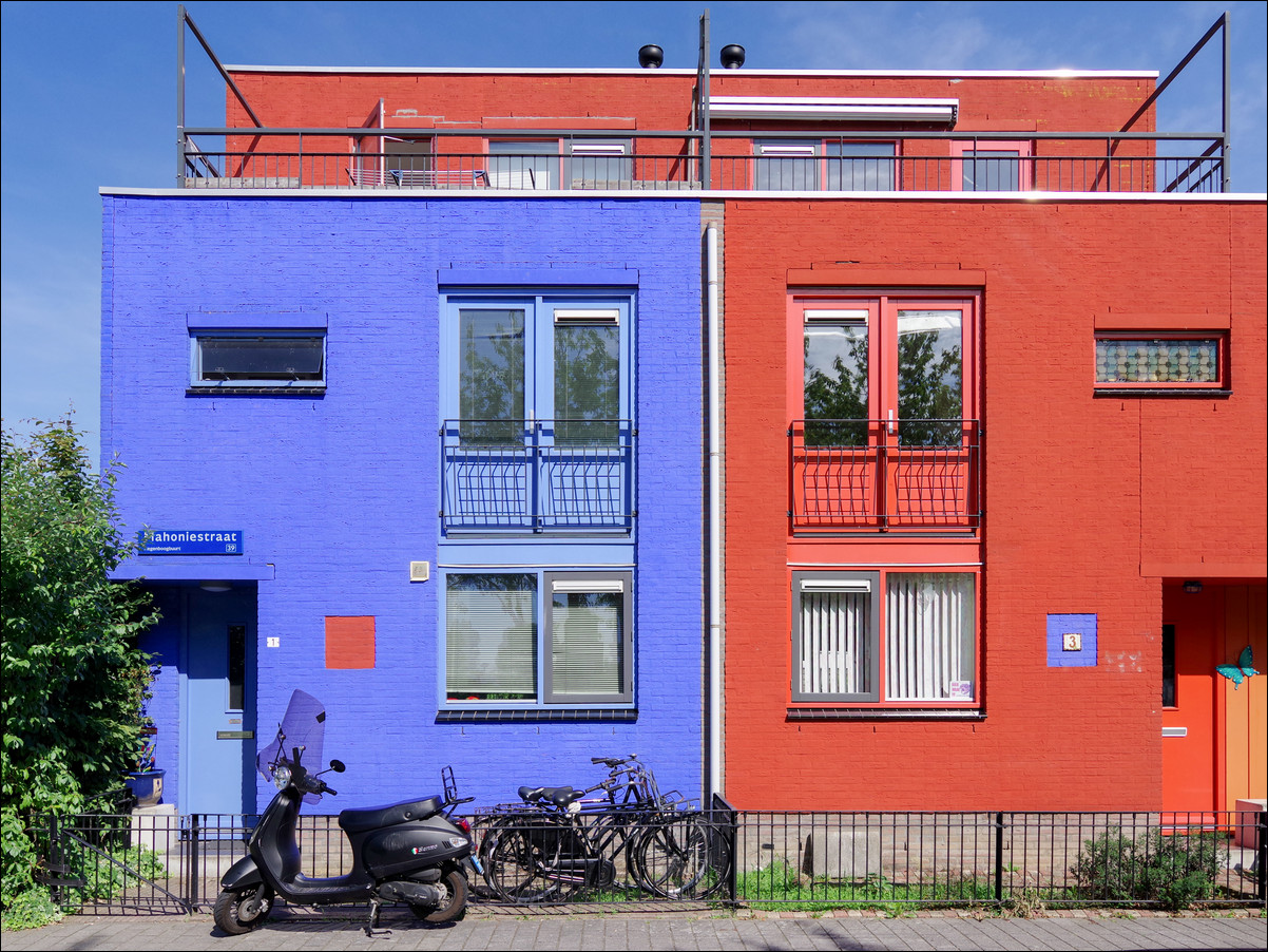 Almere Buiten Regenboogbuurt kleuren