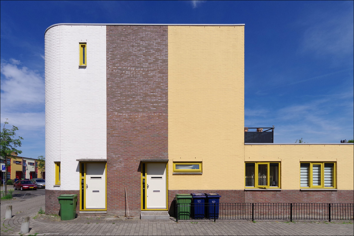 Almere Buiten Regenboogbuurt kleuren