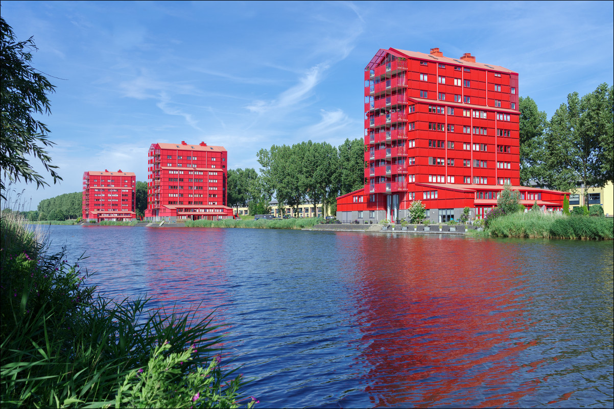 Almere Buiten Regenboogbuurt kleuren