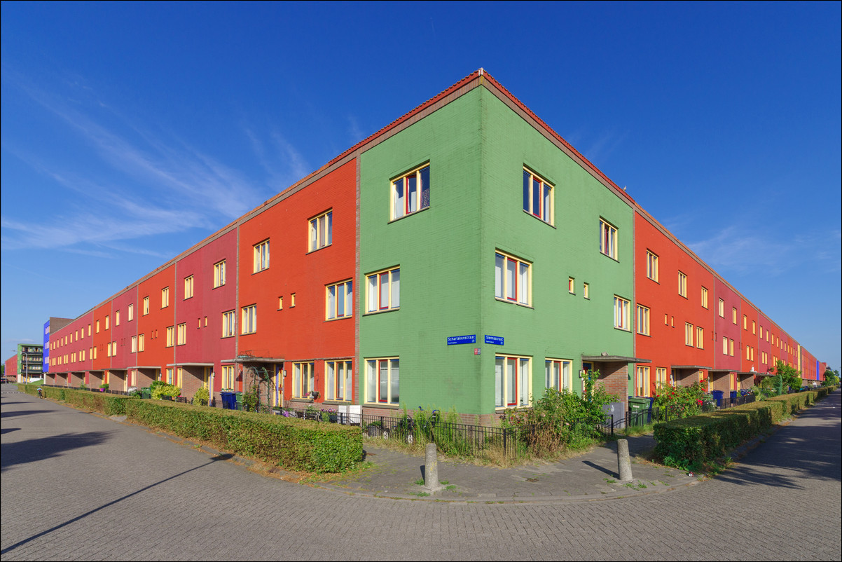 Almere Buiten Regenboogbuurt kleuren