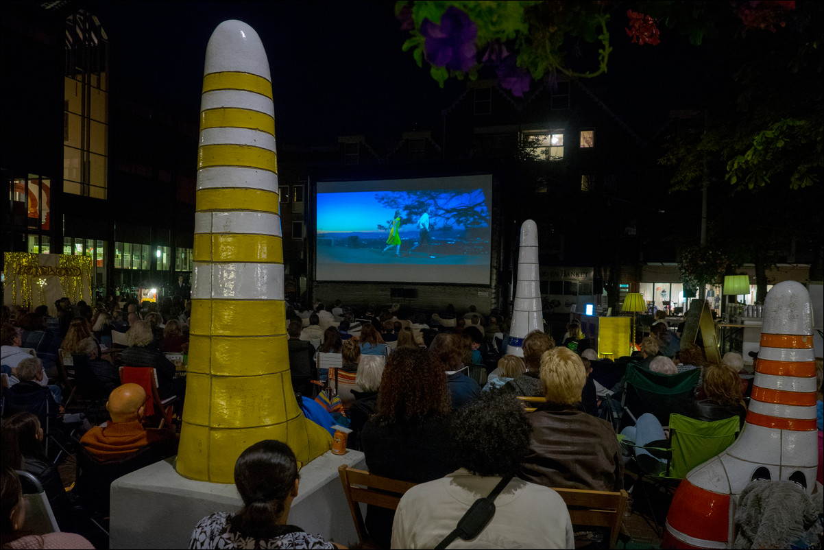 Openluchtfilm Lalaland in Almere Haven