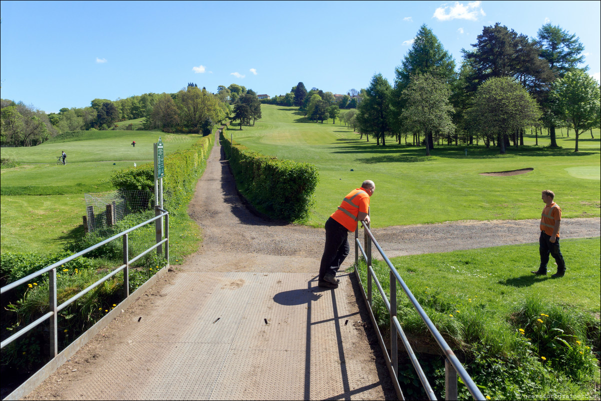 wandeling langs de Muur van Antoninus Schotland Bowling Station - Bearsden