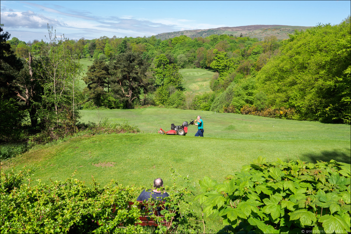 wandeling langs de Muur van Antoninus Schotland Bowling Station - Bearsden