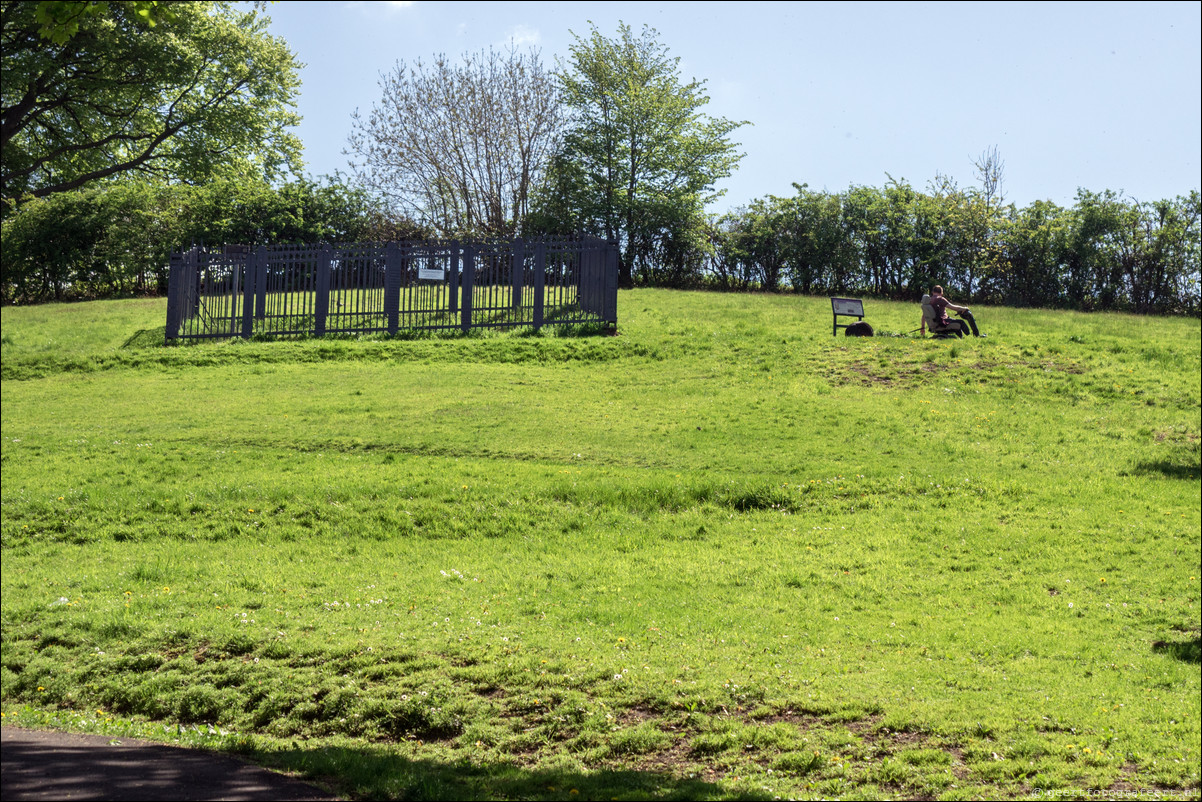 wandeling langs de Muur van Antoninus Schotland Bowling Station - Bearsden