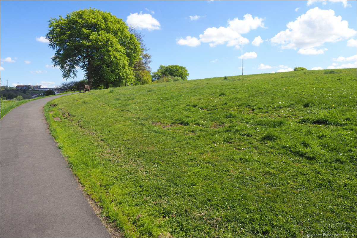 wandeling langs de Muur van Antoninus Schotland Bowling Station - Bearsden