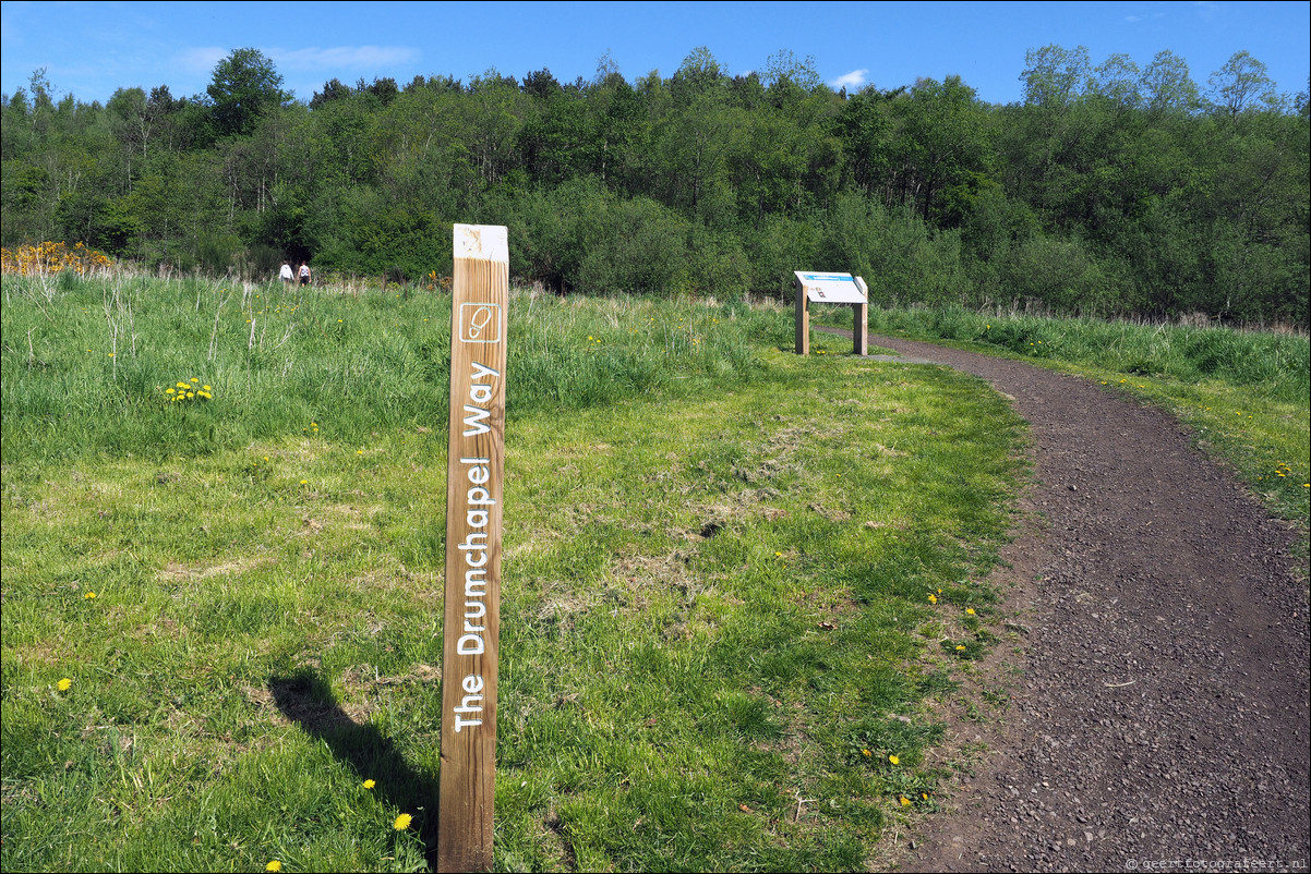 wandeling langs de Muur van Antoninus Schotland Bowling Station - Bearsden